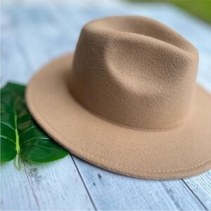 Stylish Tan Fedora Hat
